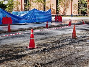 Riesgos de lesiones personales en el sur de Jersey durante la construcción de grandes carreteras y servicios públicos